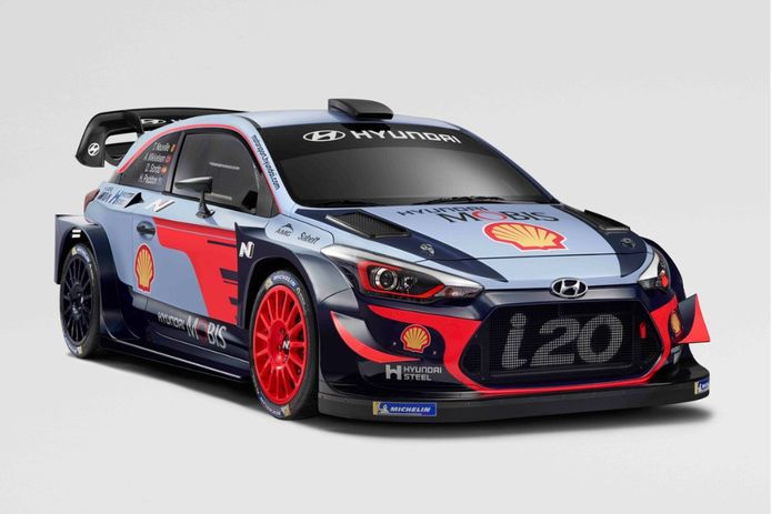 Hyundai desvela la imagen de su i20 WRC Coupé 2018