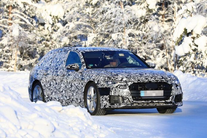 El nuevo Audi A6 Avant cazado durante sus tests de invierno