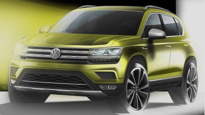 Volkswagen adelanta el primer boceto del nuevo Tarek SUV