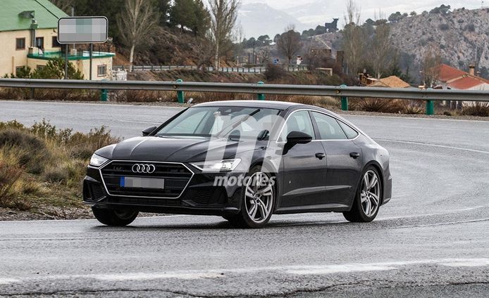 El esperado Audi S7 Sportback 2018 pierde el camuflaje en el sur de Europa