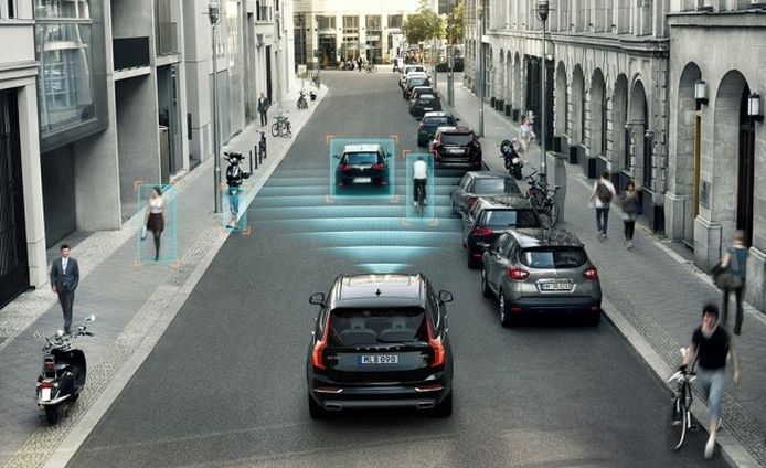 Sistemas de asistencia a la conducción de Volvo
