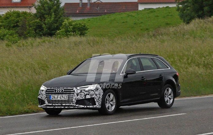 Primeras fotos espía del lavado de cara del Audi A4 Avant previsto para 2019