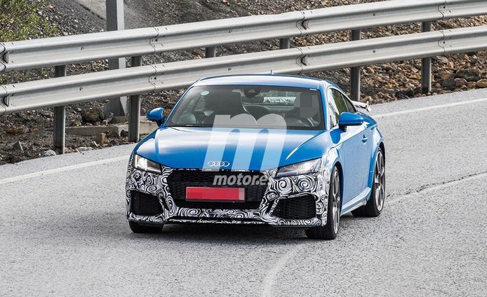 El nuevo Audi TT RS facelift ya muestra pequeñas novedades estéticas