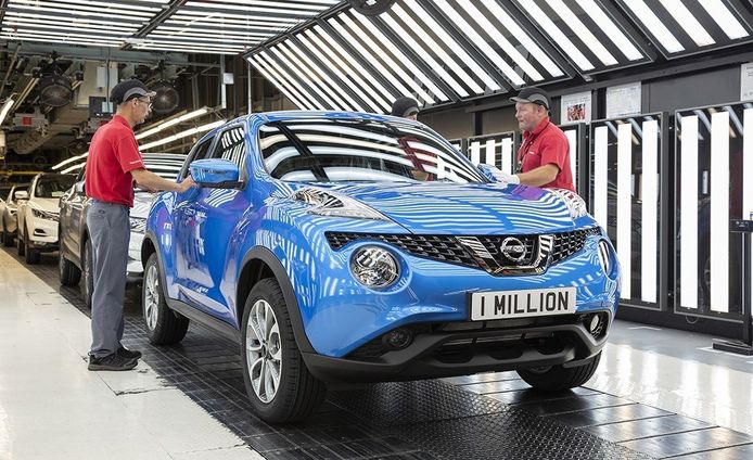 El Nissan Juke número un millón sale de la línea de producción de Sunderland