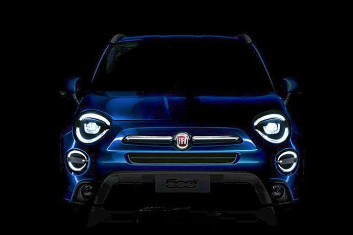 Fiat 500X 2019: la marca italiana revela su frontal en su primer teaser