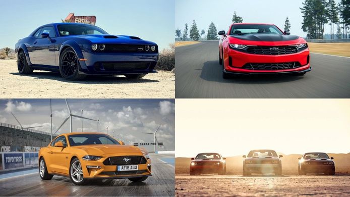 Mustang vs Camaro vs Challenger: las nuevas gamas 2019 continúan la lucha