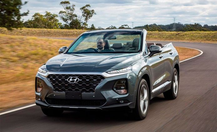 El nuevo Hyundai Santa Fe se convierte en un SUV descapotable de 7 plazas