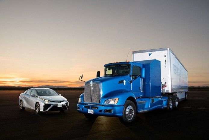 Toyota y Kenworth van a fabricar camiones movidos por hidrógeno