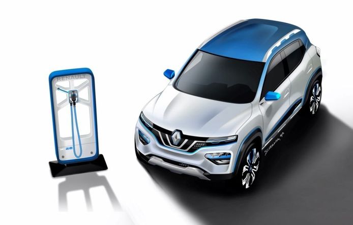 Renault desvela su tecnología de eléctricos avanzando el concepto K-ZE