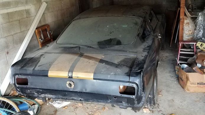 Descubren uno de los raros Ford Mustang Shelby GT350H '66 abandonado
