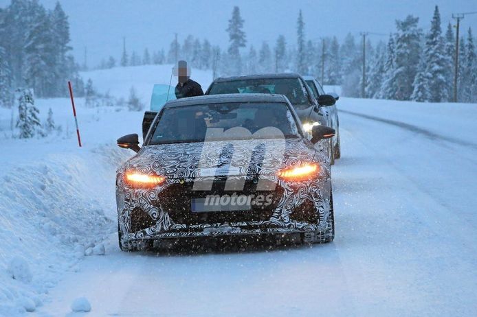 El nuevo Audi RS 7 Sportback se enfrenta a las pruebas de invierno
