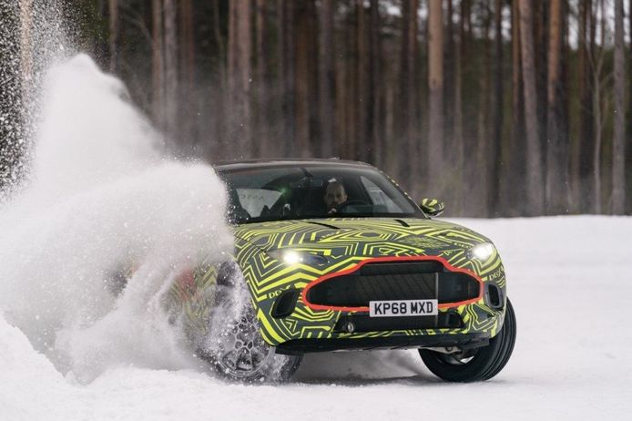 Aston Martin y Pirelli prueban la capacidad dinámica del nuevo DBX en el norte de Europa