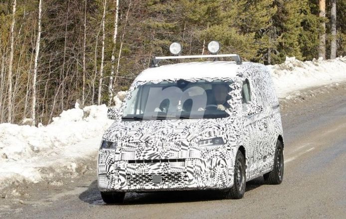 Volkswagen Caddy 2020 - fotos espía