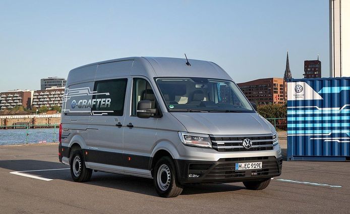 El Volkswagen e-Crafter llega a España: la furgoneta eléctrica con 170 km de autonomía