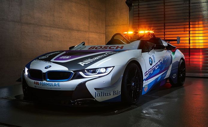 El BMW i8 Roadster se convierte en el coche de seguridad de la Fórmula E