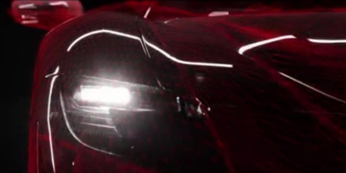 Ferrari nos muestra el frontal de su nuevo deportivo de 1.000 CV