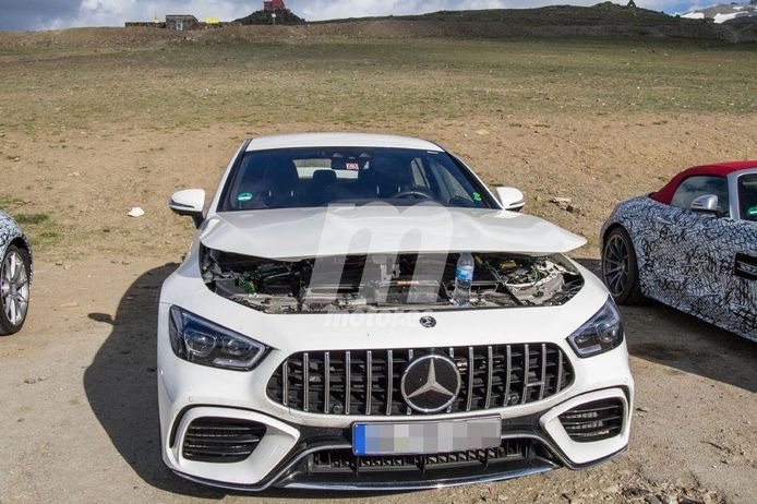 Primeras fotos espía del nuevo Mercedes-AMG GT 73 e Berlina, el híbrido en camino
