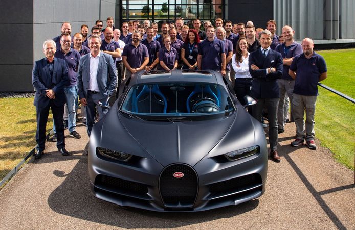 Bugatti presenta el Chiron número 200 fabricado