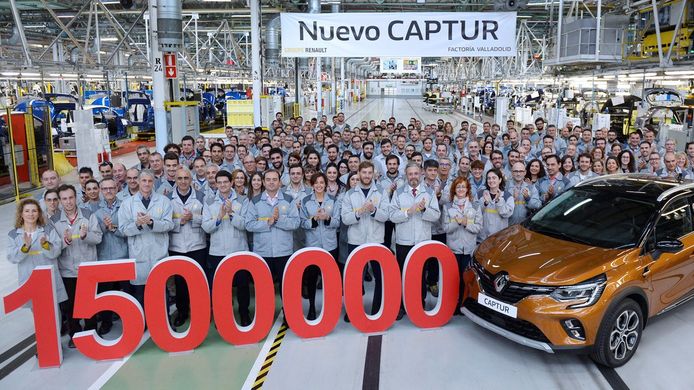 La producción del Renault Captur alcanza las 1.500.000 unidades