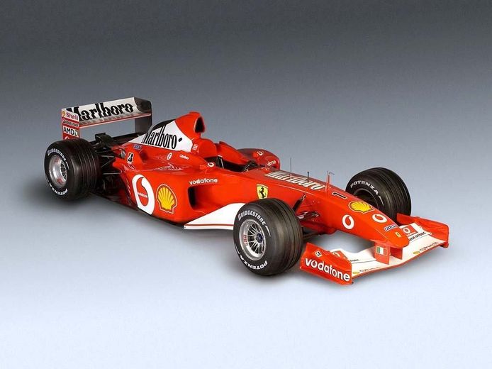 A subasta uno de los Ferrari F2002 de Michael Schumacher