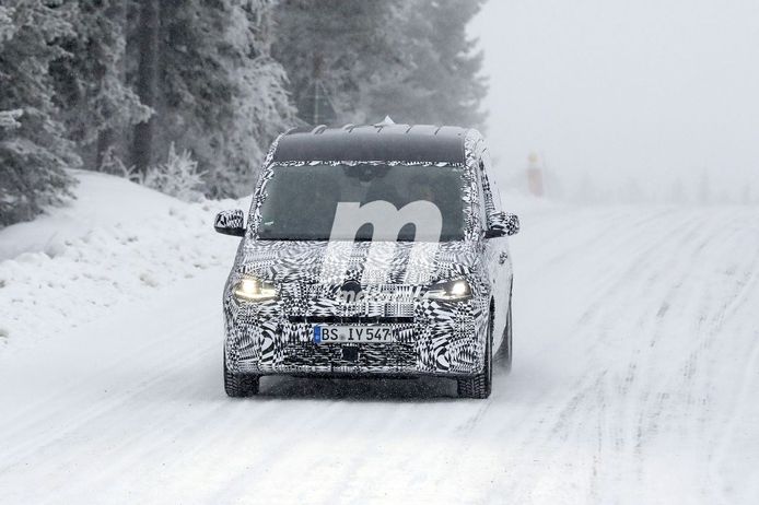 El Volkswagen Caddy 2021, cazado nuevamente en las pruebas de invierno