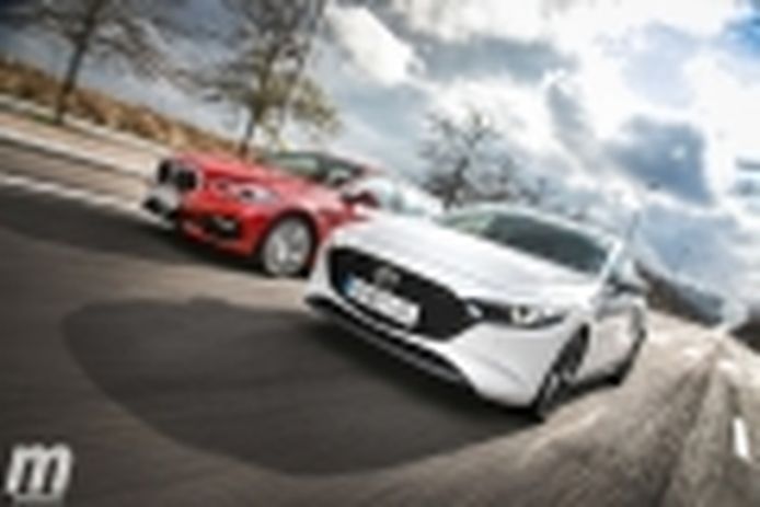 Comparativa Mazda3 vs BMW Serie 1, cara a cara (con vídeo)