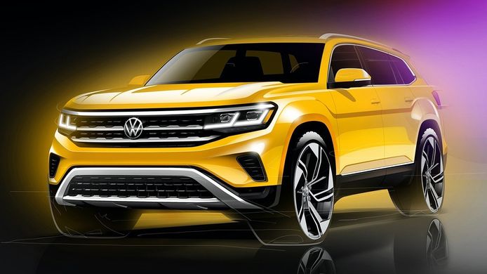 El nuevo Volkswagen Atlas 2020 se vislumbra en estos bocetos