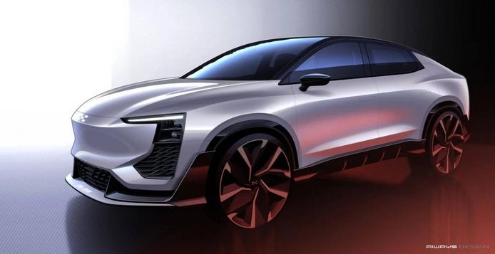 AIWAYS U6ion Crossover-Coupé, dos teasers adelantan el concepto del futuro eléctrico 