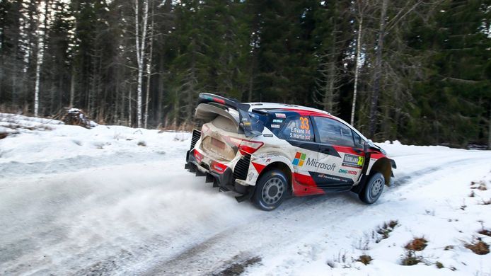 Elfyn Evans estrena su palmarés con Toyota en el Rally de Suecia