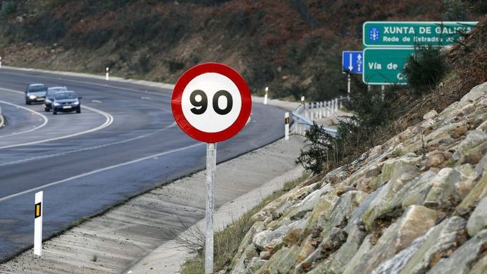 Límites de velocidad en España por cada tipo de carretera