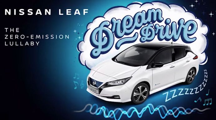 Nissan LEAF Dream Drive, un sonido especial para dormir niños en coches eléctricos