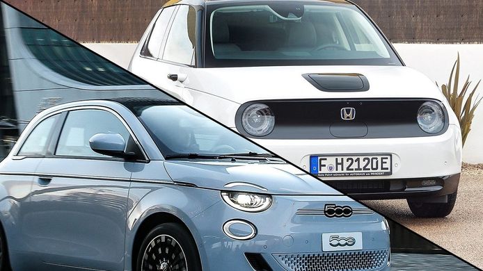 Honda e vs Fiat 500, ¿qué coche urbano eléctrico es más interesante?