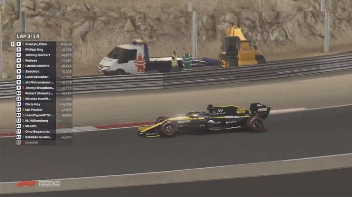 Zhou gana el GP virtual de Bahréin; Vandoorne y Eng cierran el podio