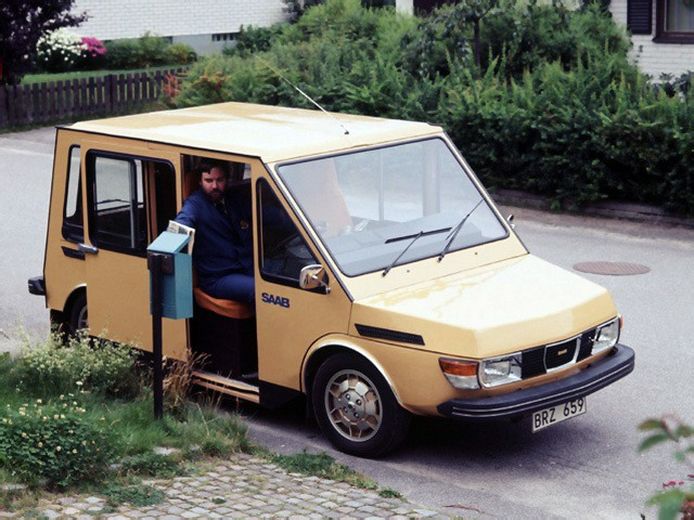 La historia de la furgoneta eléctrica de Saab que no era Saab