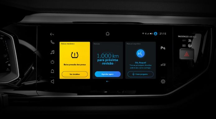 Volkswagen presenta el nuevo sistema multimedia "Volks Play" que estrenará el Nivus