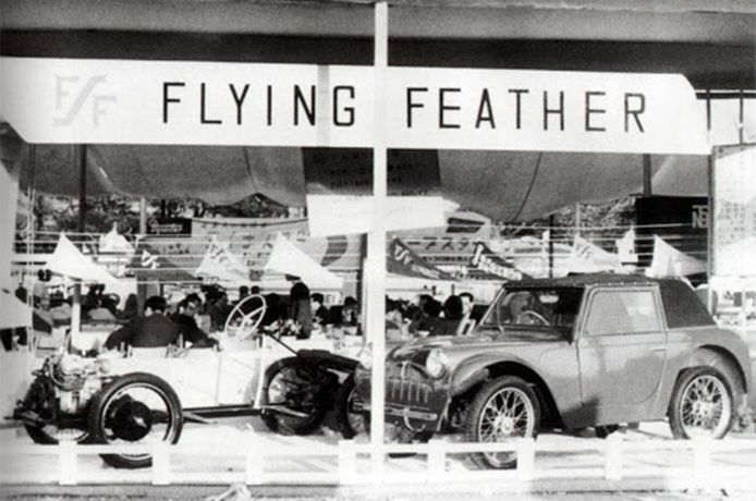 Rare Cars - Suminoe Flying Feather, the Japanese "people's car" with motorcycle wheels
