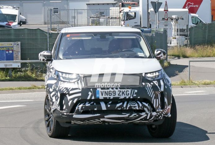 Nuevo avistamiento del Land Rover Discovery Facelift 2022, esta vez en Nürburgring