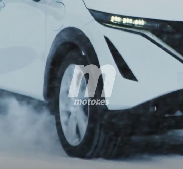 El Nissan Ariya se filtra parcialmente en un nuevo teaser previo al debut mundial