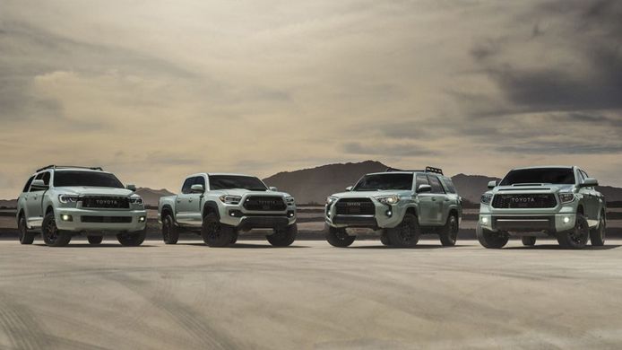 Toyota desvela las variantes TRD Pro 2021 del Tundra, Tacoma, Sequoia y 4Runner
