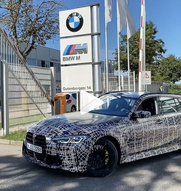 Un vídeo teaser muestra los primeros prototipos del nuevo BMW M3 Touring 2022