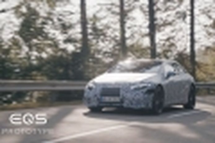 Un vídeo del Mercedes EQS 2021 mientras recarga desvela secretos de la batería 