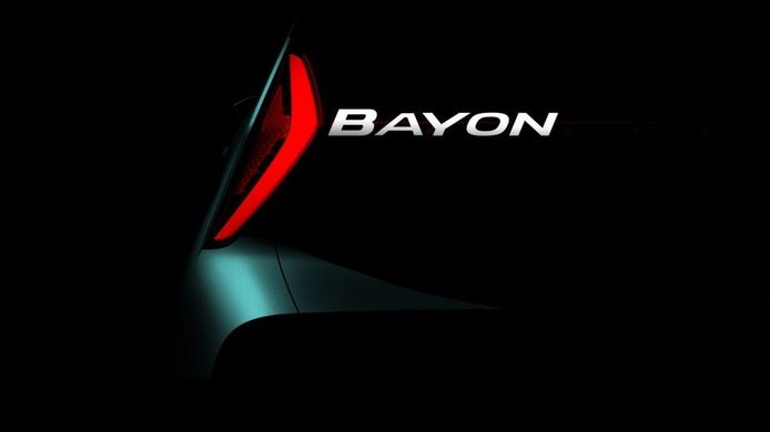 Hyundai Bayon, primer teaser del nuevo B-SUV que será presentado en 2021