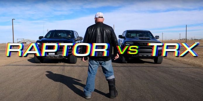 Duelo off-road extremo: RAM 1500 TRX vs. Ford F-150 Raptor