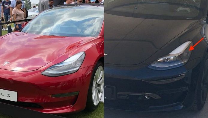 Al descubierto las nuevas ópticas delanteras del Tesla Model 3 «Refresh»