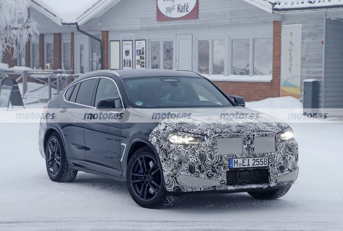 Fotos espía BMW X4 M Facelift 2022 - exterior