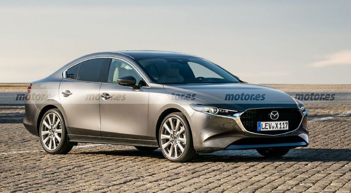 Nueva recreación del futuro Mazda6 2022, la berlina nipona al asalto de los Premium