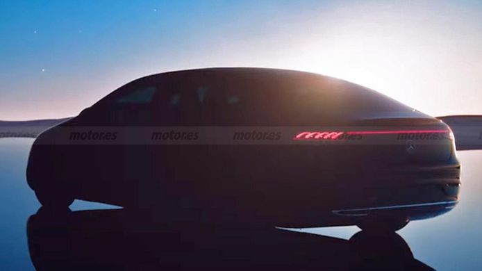 Primer teaser oficial del Mercedes EQS 2022, la berlina eléctrica de lujo se acerca