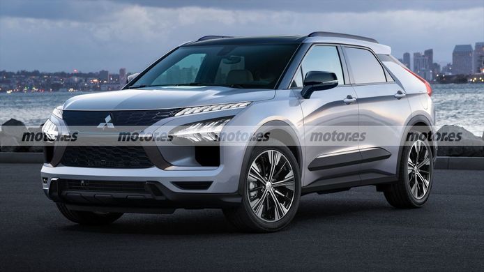 Adelanto del futuro SUV eléctrico que llegará en 2022, basado en el Mitsubishi e-Evolution