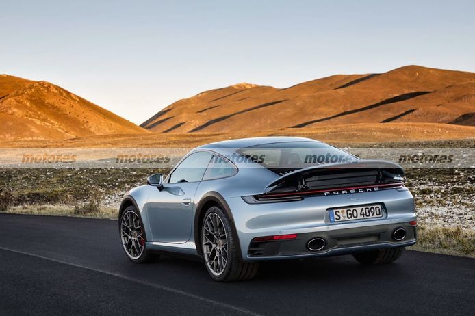 El futuro Porsche 911 Safari, el deportivo crossover, desvelado en esta recreación