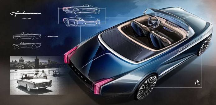 Boceto del Skoda Felicia del futuro